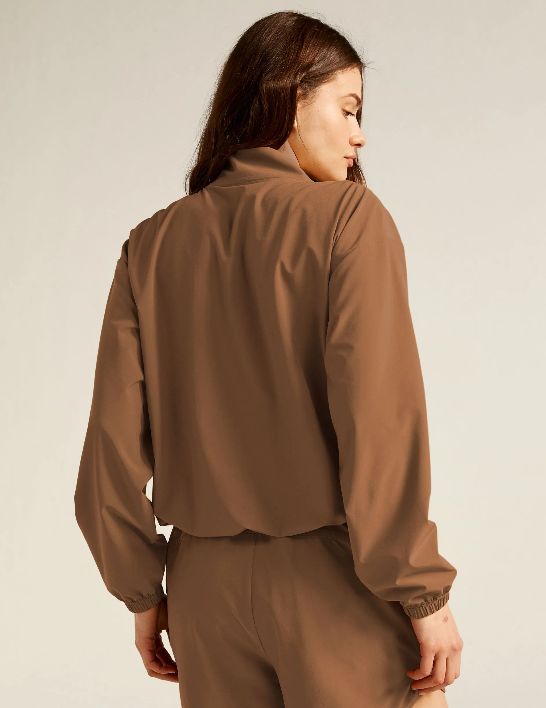 Stretch Woven In Stride Half Zip Pullover sold by Beyond Yoga product image thumbnail 3