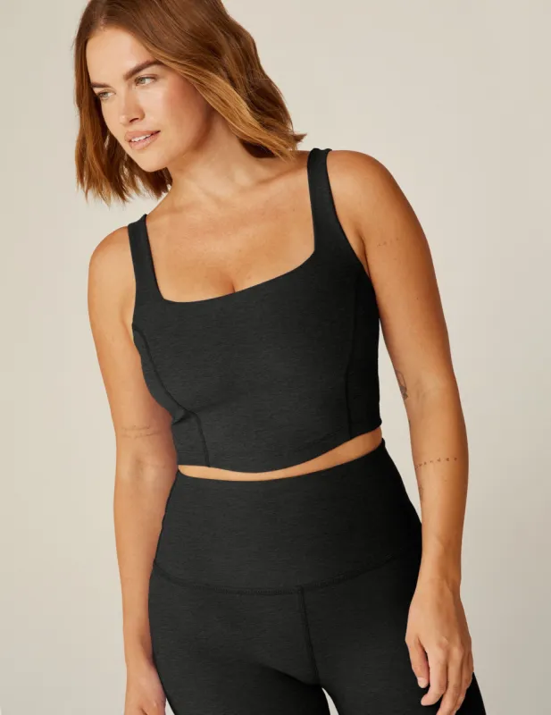 Spacedye Make Plans High Cropped Tank sold by Beyond Yoga