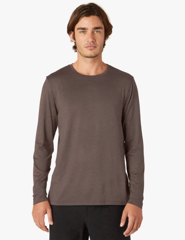 Featherweight Always Beyond Men's Long Sleeve Crew sold by Beyond Yoga
