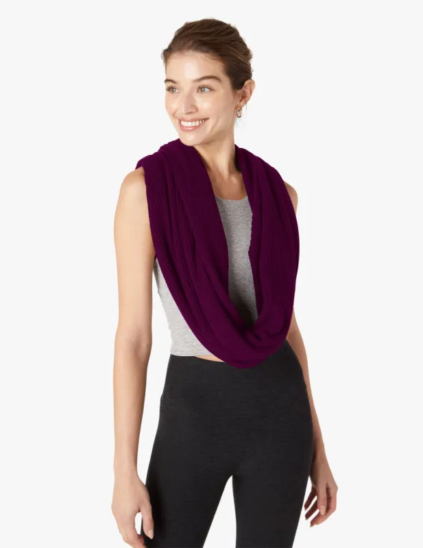 Waffle Knit Infinity Scarf sold by Beyond Yoga
