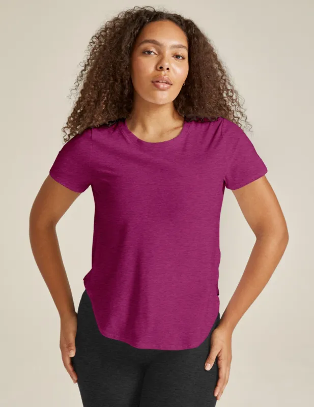 Featherweight On The Down Low Tee sold by Beyond Yoga