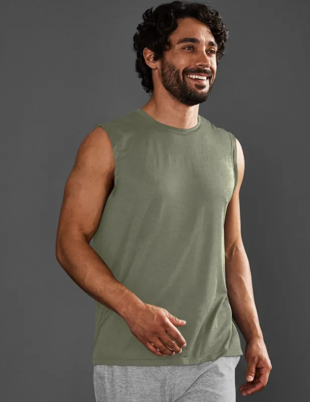 Featherweight Freeflo Men's Muscle Tank sold by Beyond Yoga