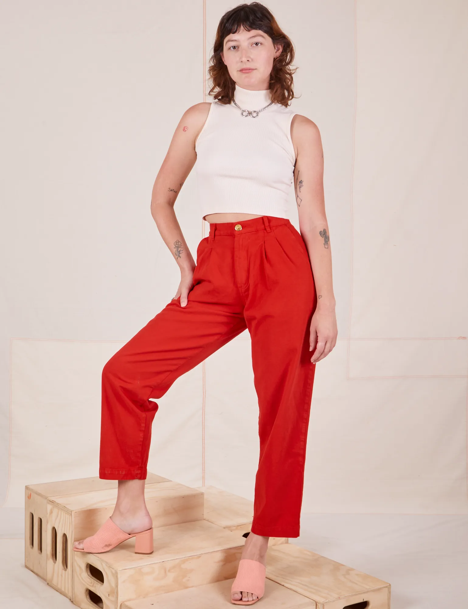 Heavyweight Trousers - Mustang Red sold by Big Bud Press product image thumbnail 3