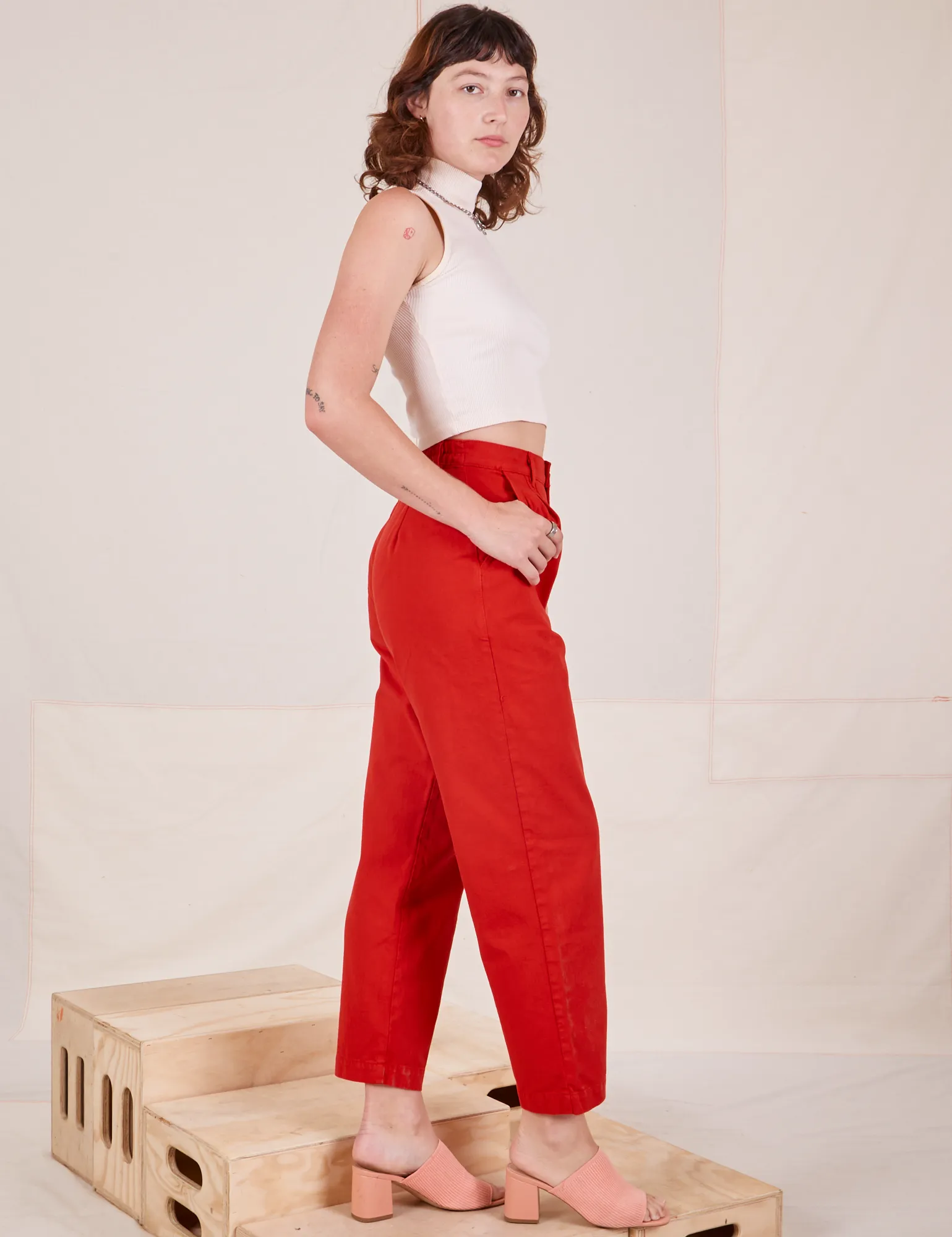 Heavyweight Trousers - Mustang Red sold by Big Bud Press product image thumbnail 5