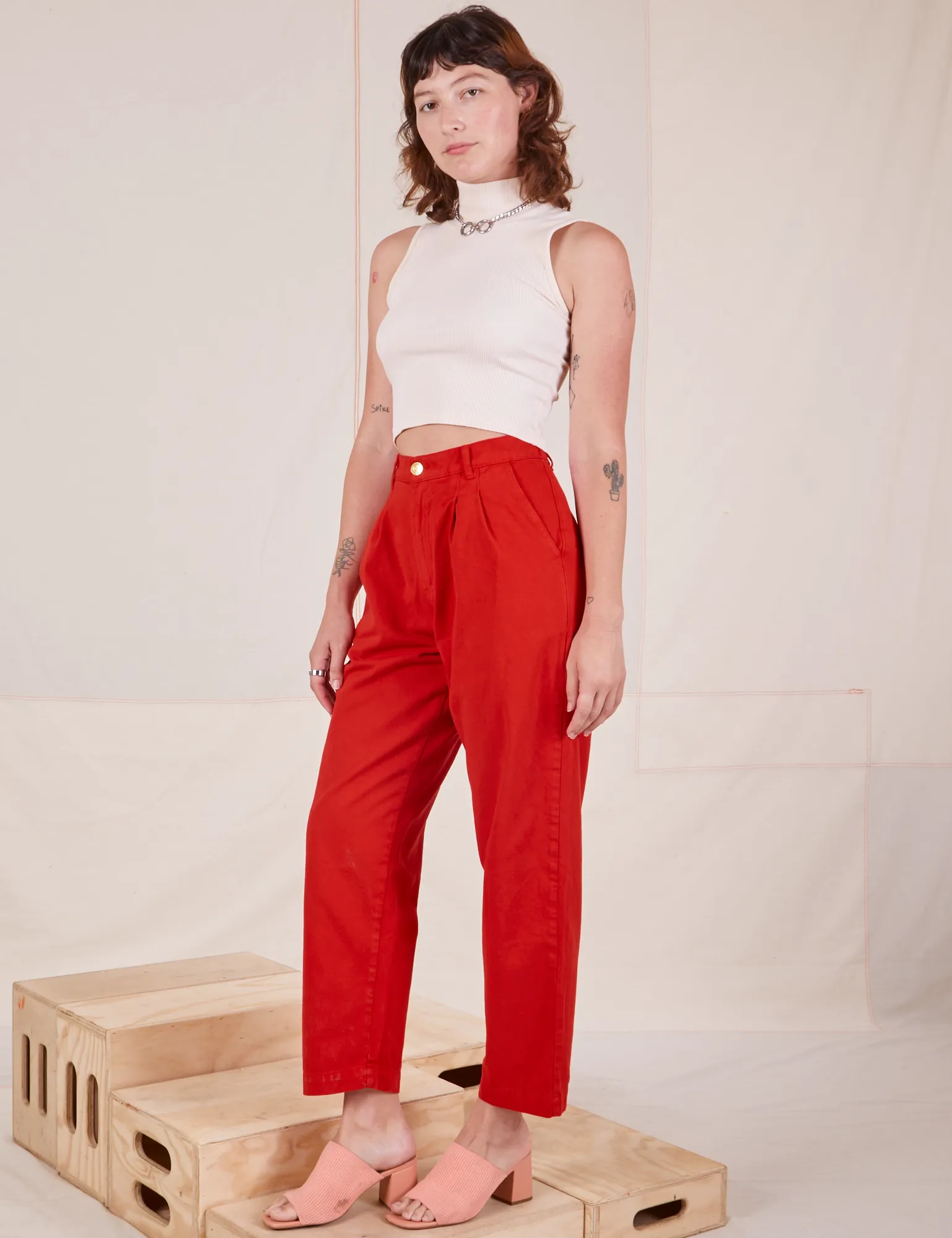 Heavyweight Trousers - Mustang Red sold by Big Bud Press