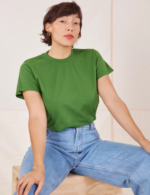 The Organic Vintage Tee - Lawn Green sold by Big Bud Press