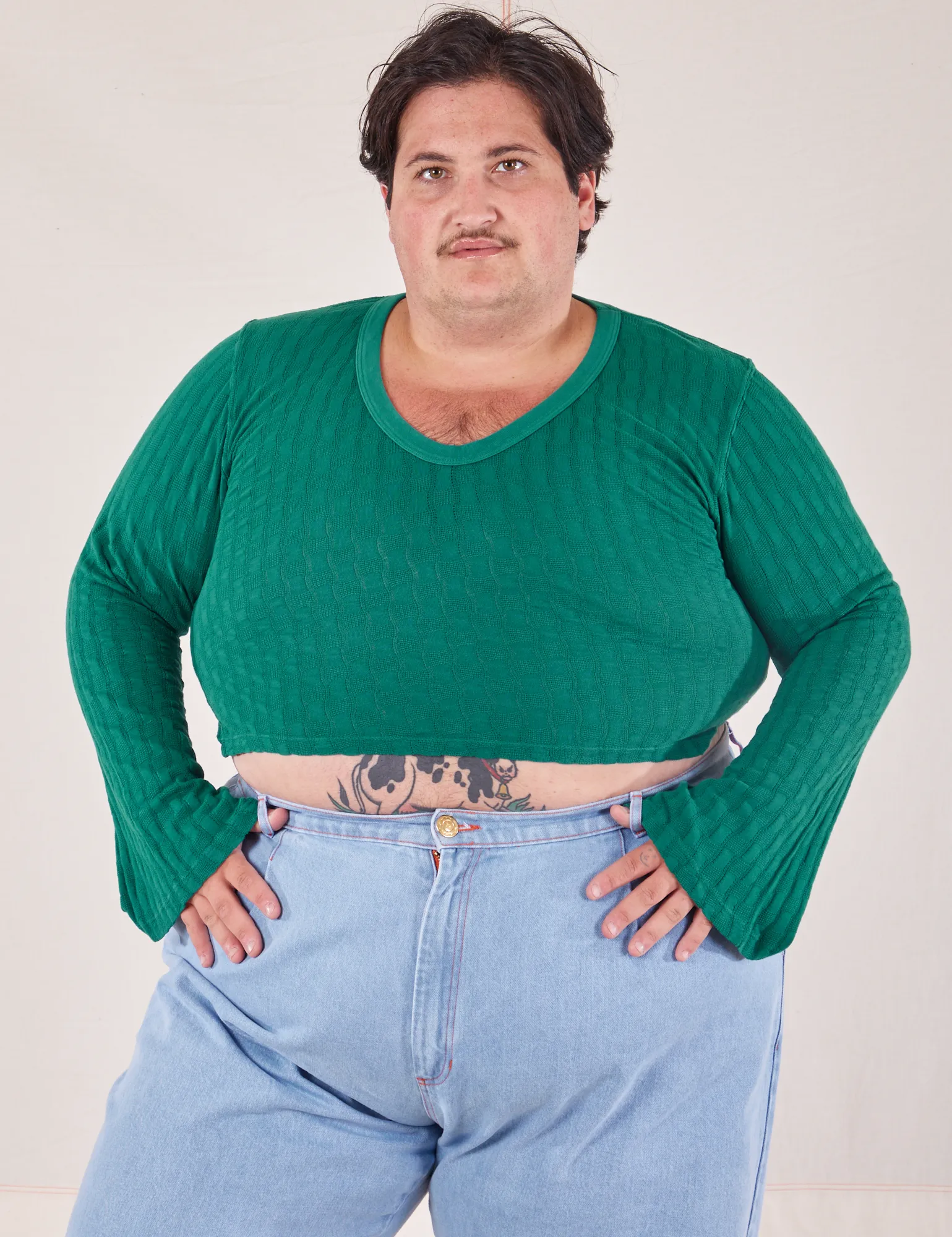 Bell Sleeve Top - Hunter Green *FINAL SALE* sold by Big Bud Press product image thumbnail 3