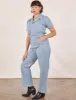 Short Sleeve Jumpsuit - Periwinkle *FINAL SALE* sold by Big Bud Press