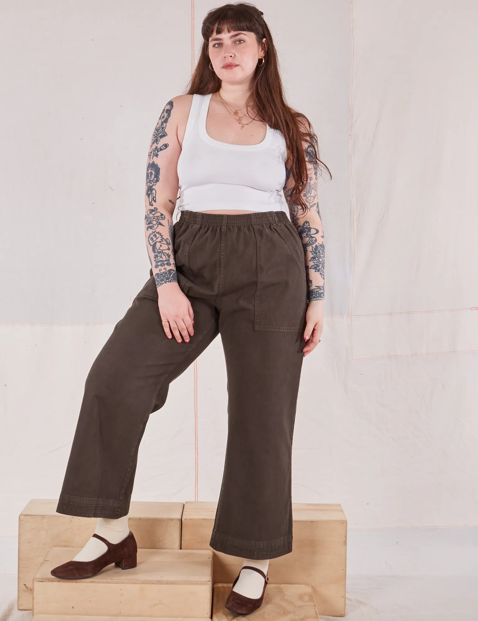 Action Pants - Espresso Brown sold by Big Bud Press