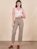 Petite Work Pants - Khaki Grey *FINAL SALE* sold by Big Bud Press