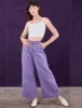 Overdyed Wide Leg Trousers - Faded Grape *FINAL SALE* sold by Big Bud Press