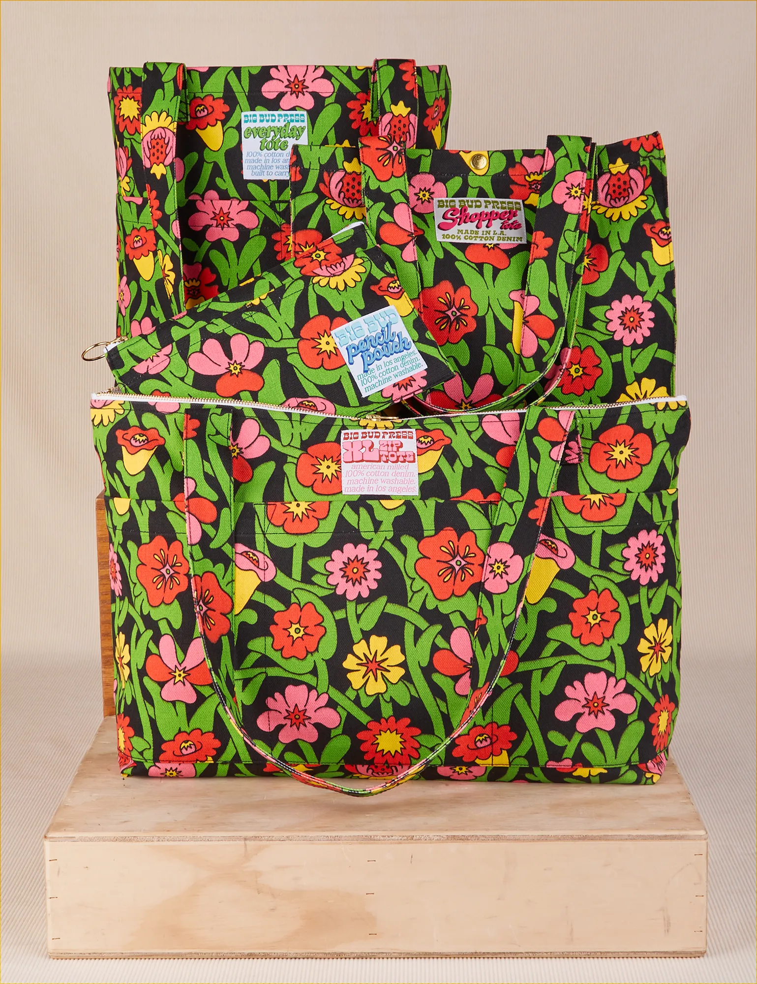 Flower Tangle Bags sold by Big Bud Press