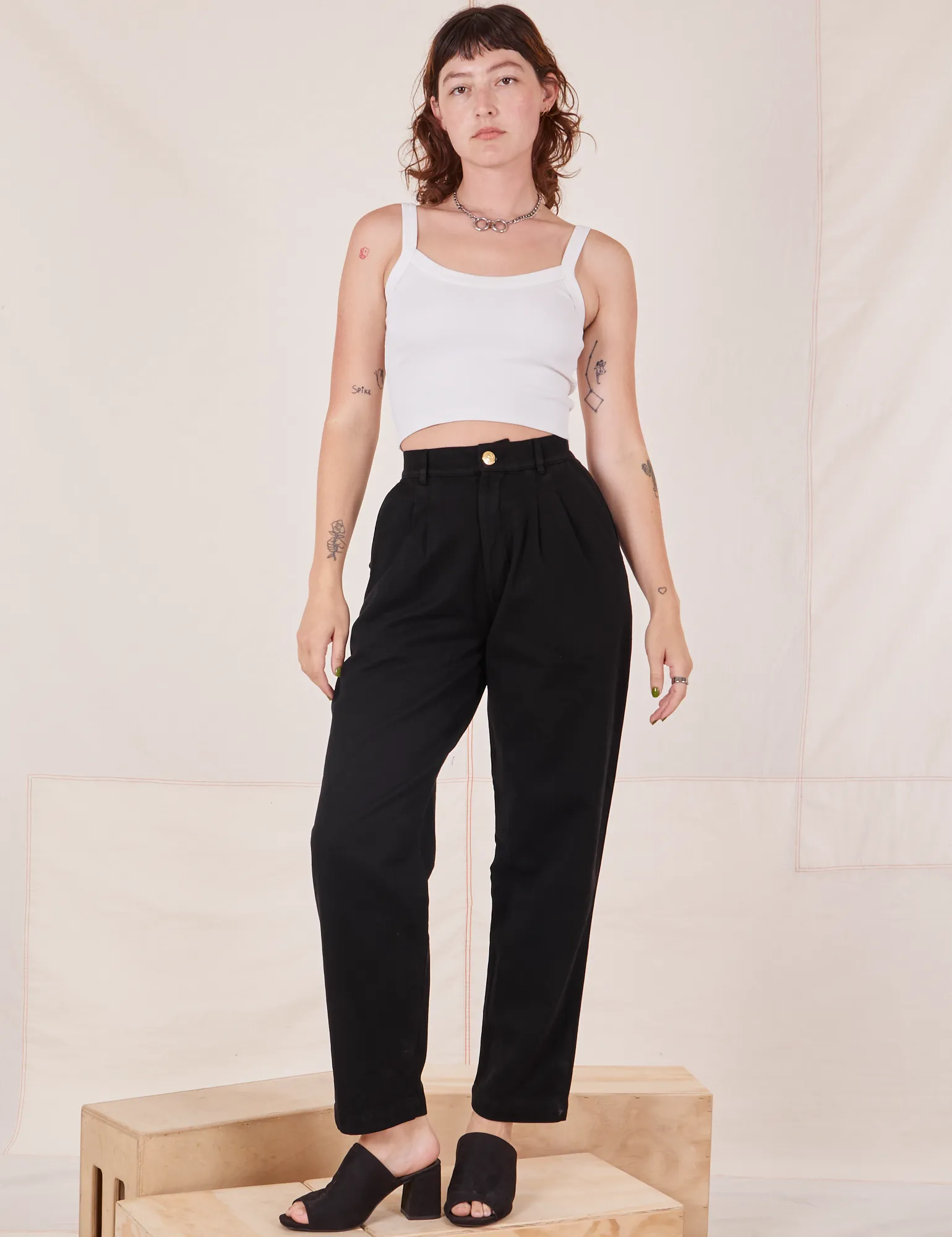 Organic Trousers - Basic Black sold by Big Bud Press product image thumbnail 3