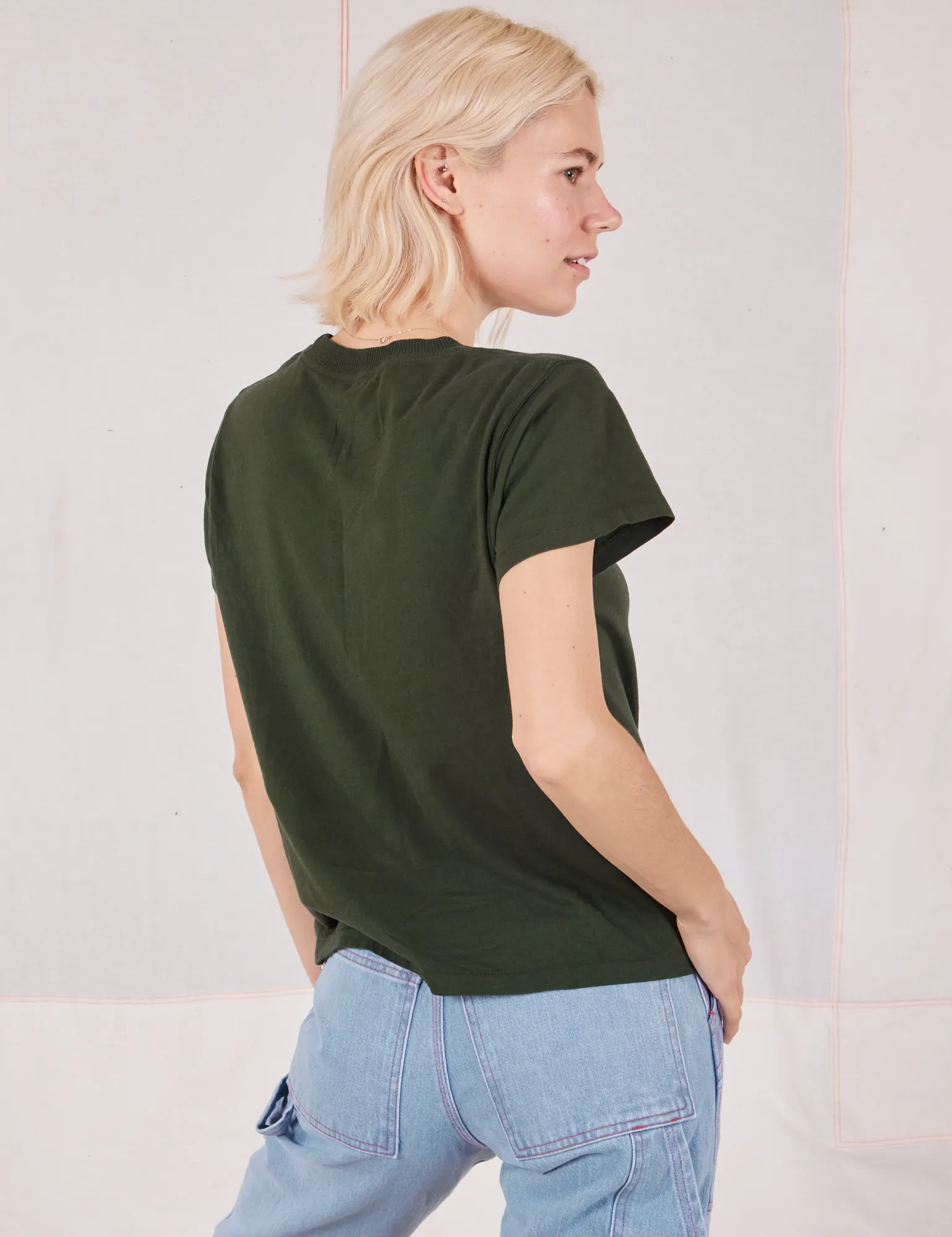 The Organic Vintage Tee - Swamp Green sold by Big Bud Press product image thumbnail 5