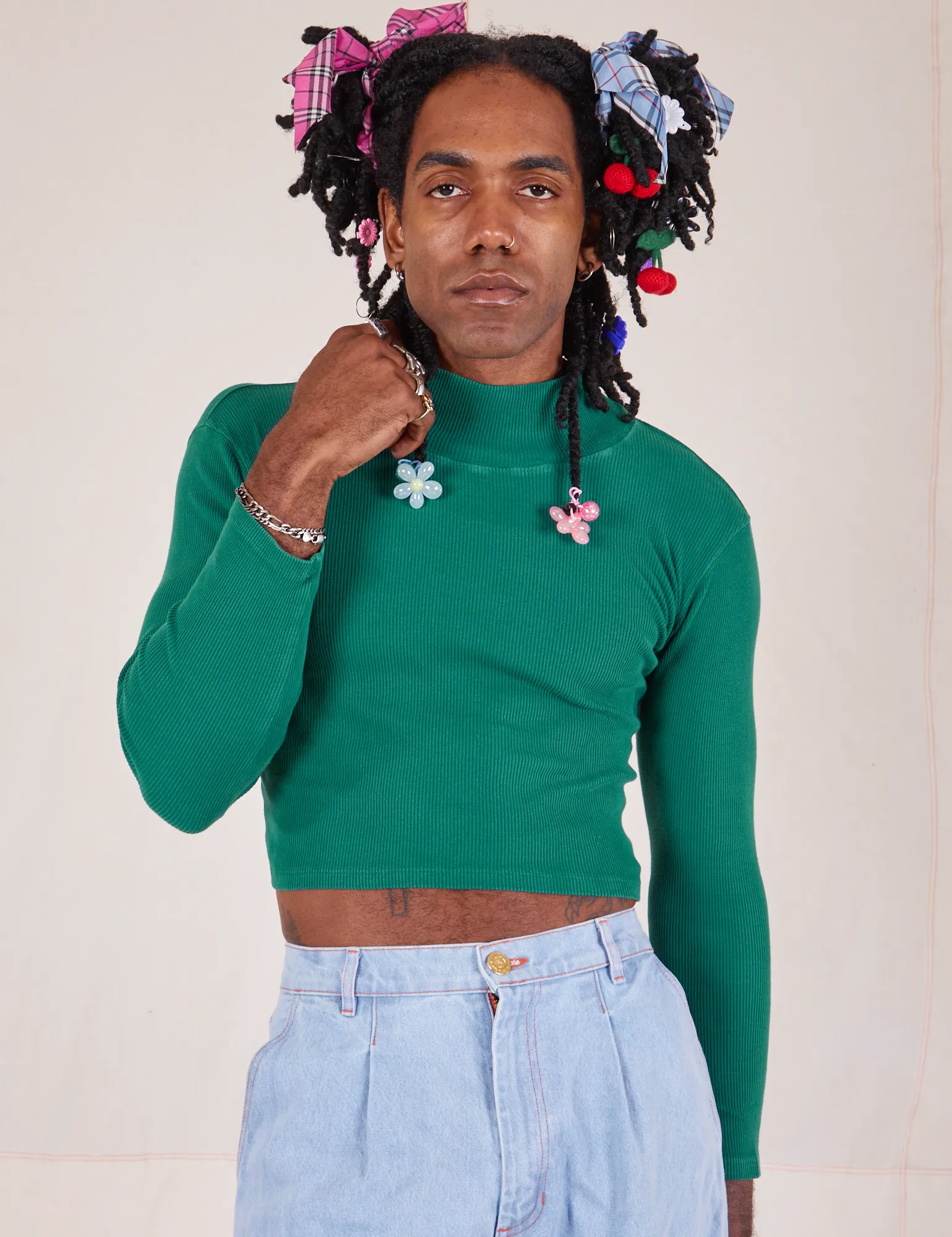 Essential Turtleneck - Hunter Green *FINAL SALE* sold by Big Bud Press product image thumbnail 4