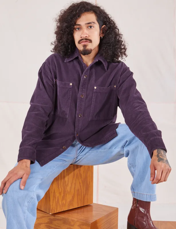 Corduroy Overshirt - Nebula Purple *FINAL SALE* sold by Big Bud Press