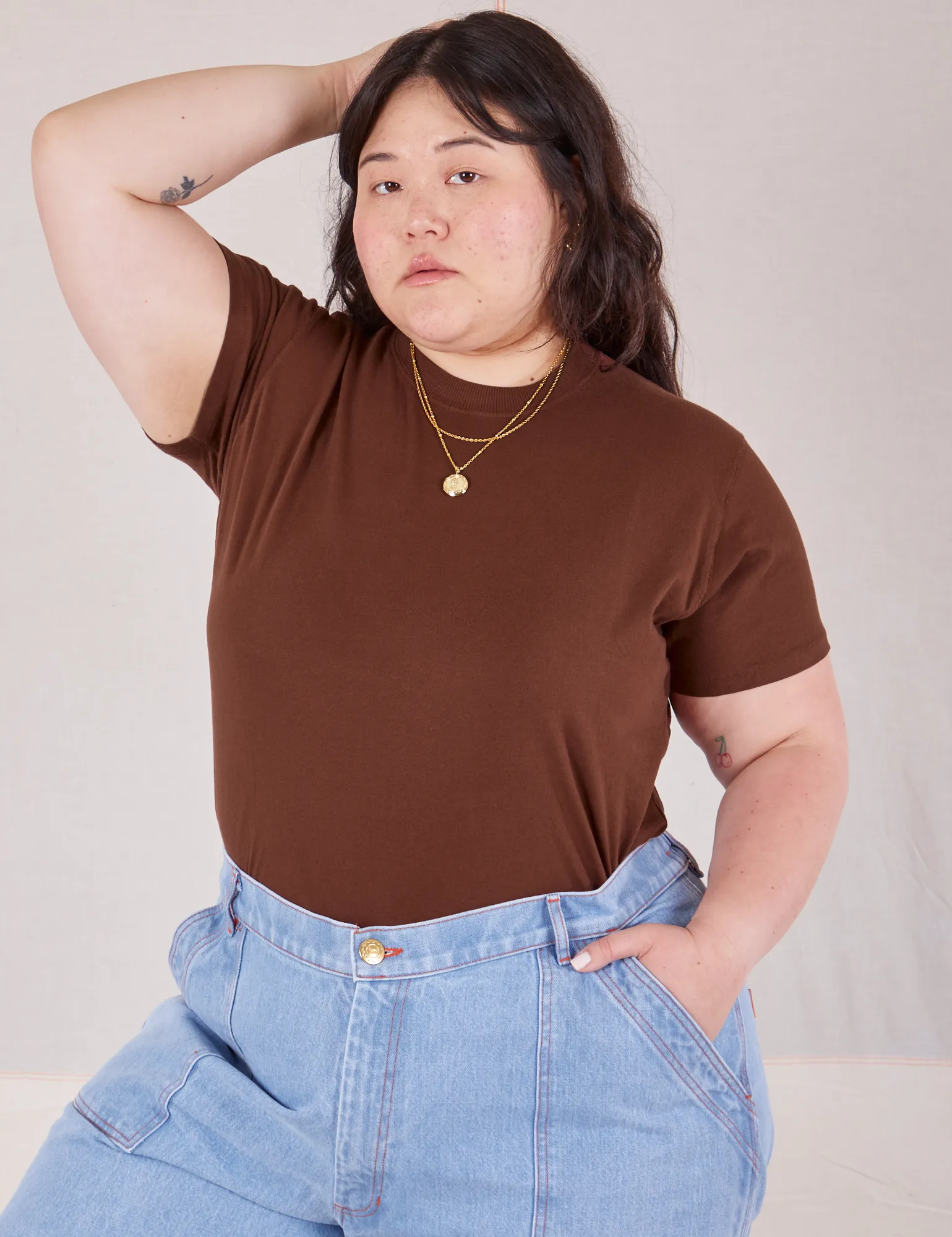 The Organic Vintage Tee - Fudgesicle Brown sold by Big Bud Press product image thumbnail 3