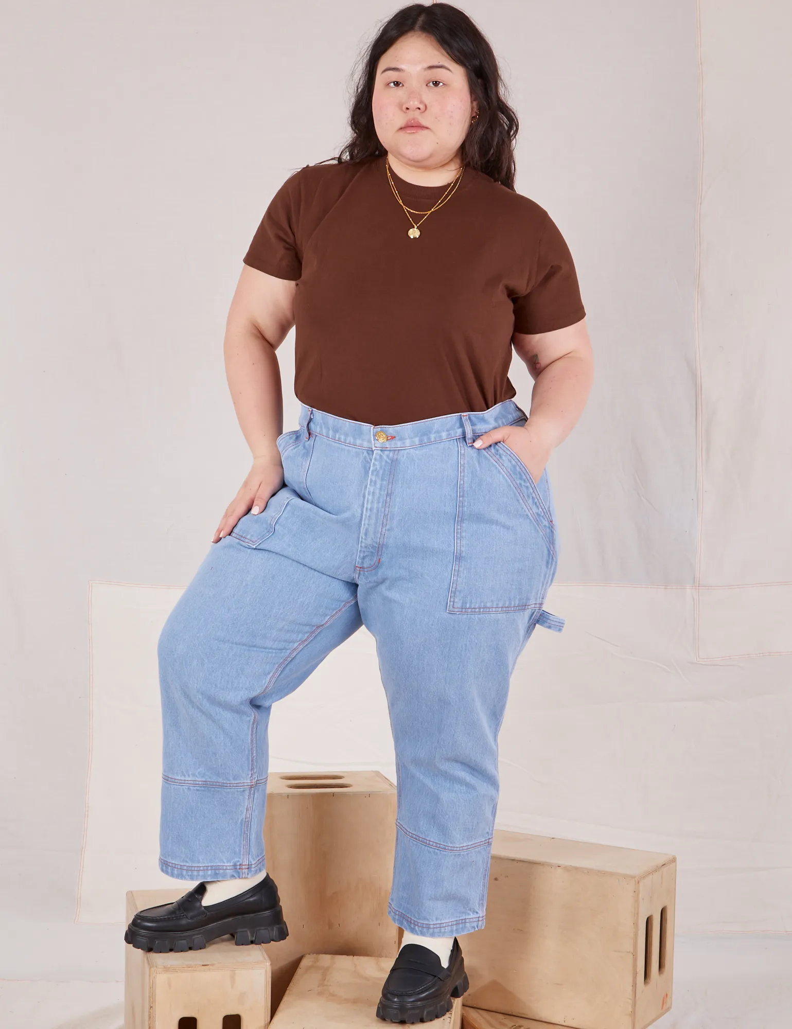 The Organic Vintage Tee - Fudgesicle Brown sold by Big Bud Press product image thumbnail 5