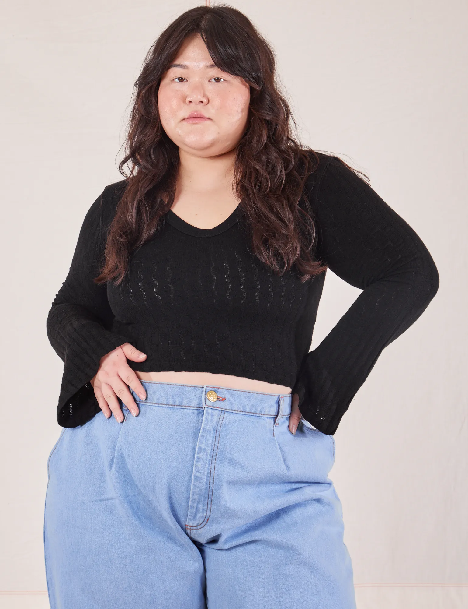 Bell Sleeve Top - Basic Black sold by Big Bud Press product image thumbnail 5
