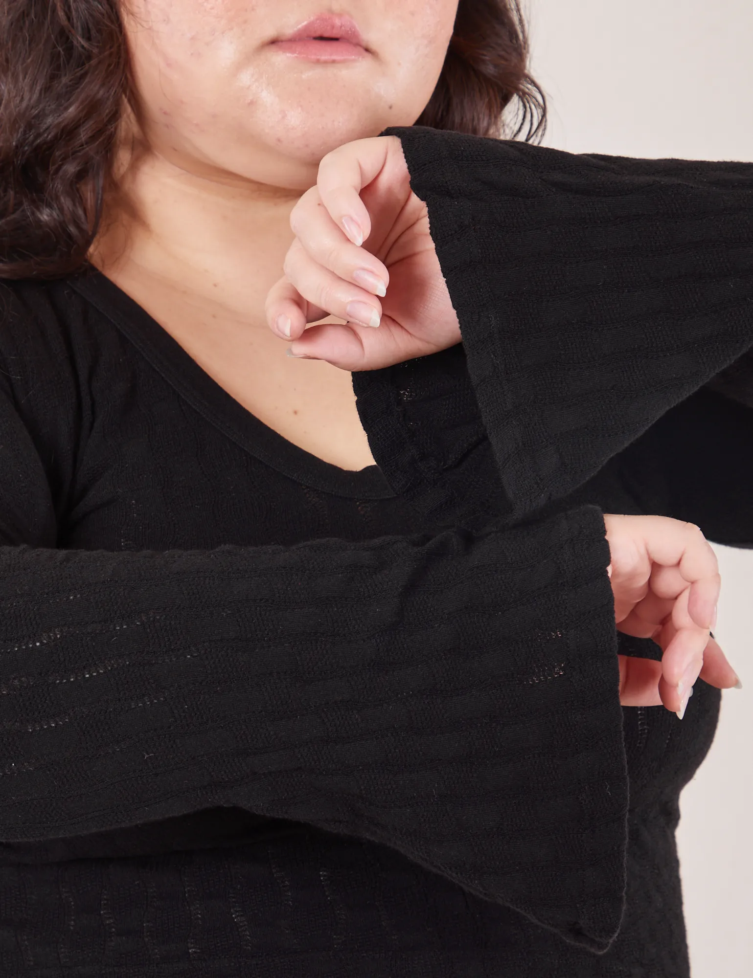 Bell Sleeve Top - Basic Black sold by Big Bud Press product image thumbnail 4