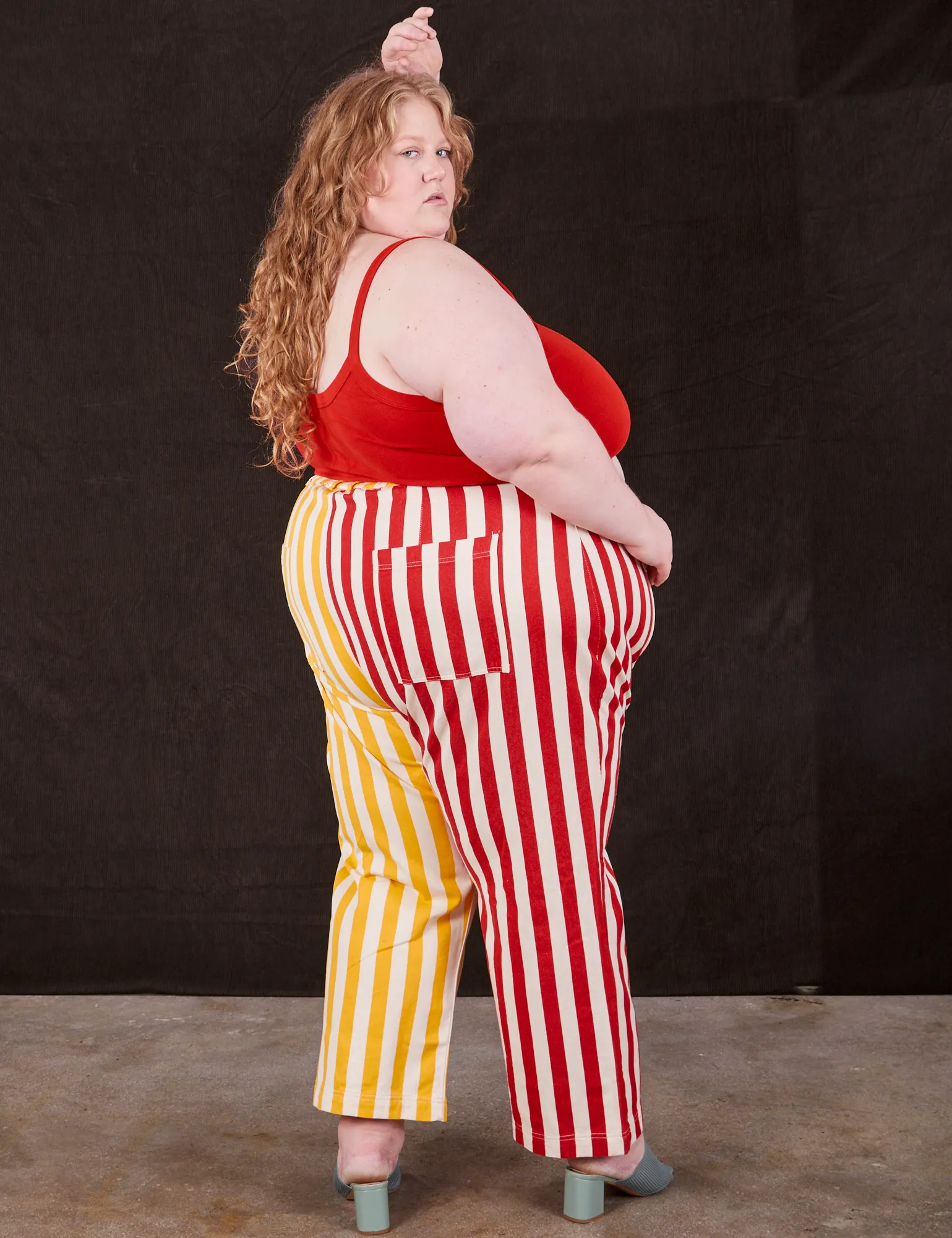 Western Pants - Ketchup/Mustard Stripes *FINAL SALE* sold by Big Bud Press product image thumbnail 5