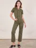 Short Sleeve Jumpsuit - Surplus Green sold by Big Bud Press