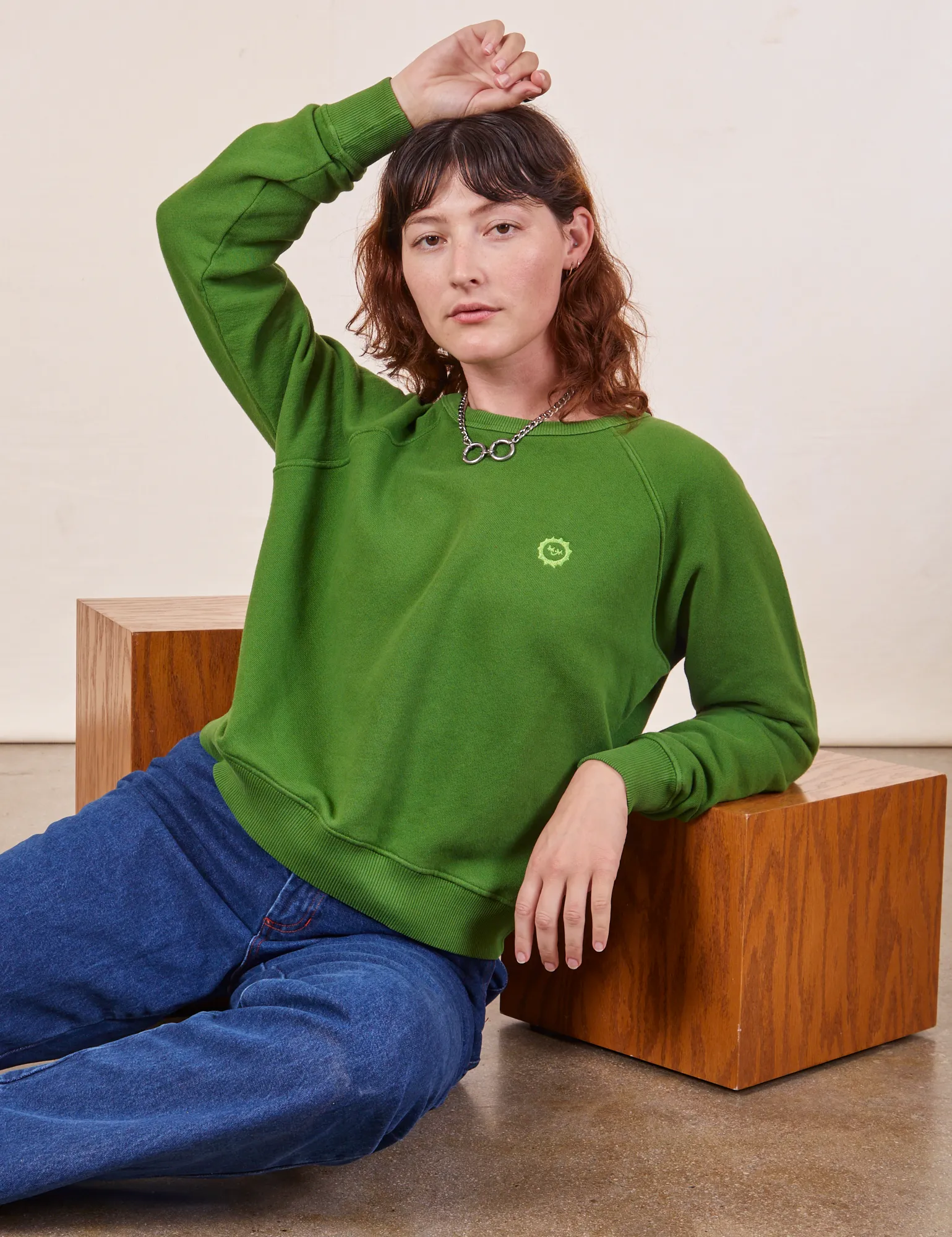 Heavyweight Crew - Lawn Green *FINAL SALE* sold by Big Bud Press