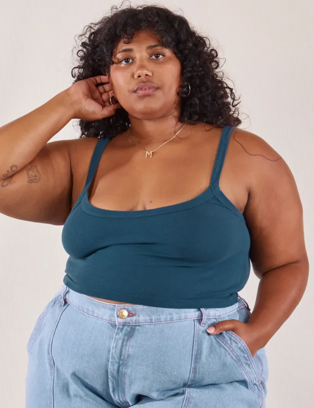 Cropped Cami - Lagoon sold by Big Bud Press