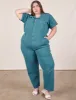 Short Sleeve Jumpsuit - Marine Blue sold by Big Bud Press