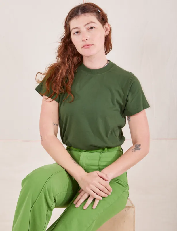 The Organic Vintage Tee - Dark Emerald Green *FINAL SALE* sold by Big Bud Press