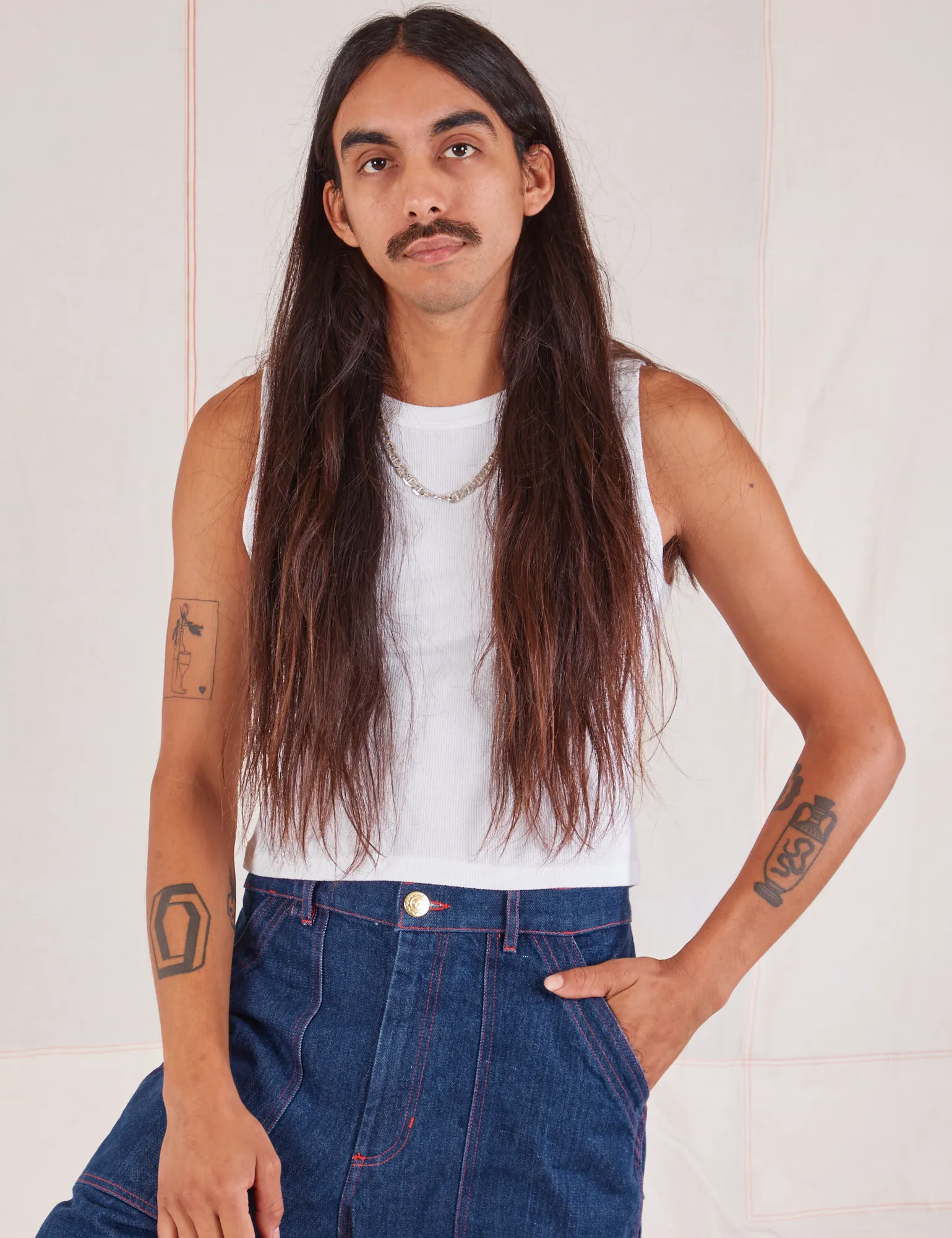 Muscle Tee - Vintage Tee Off-White sold by Big Bud Press product image thumbnail 3