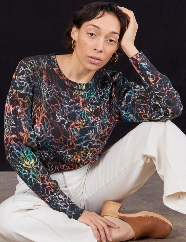 California Light Weight Crew - Wavy Dye *FINAL SALE* sold by Big Bud Press