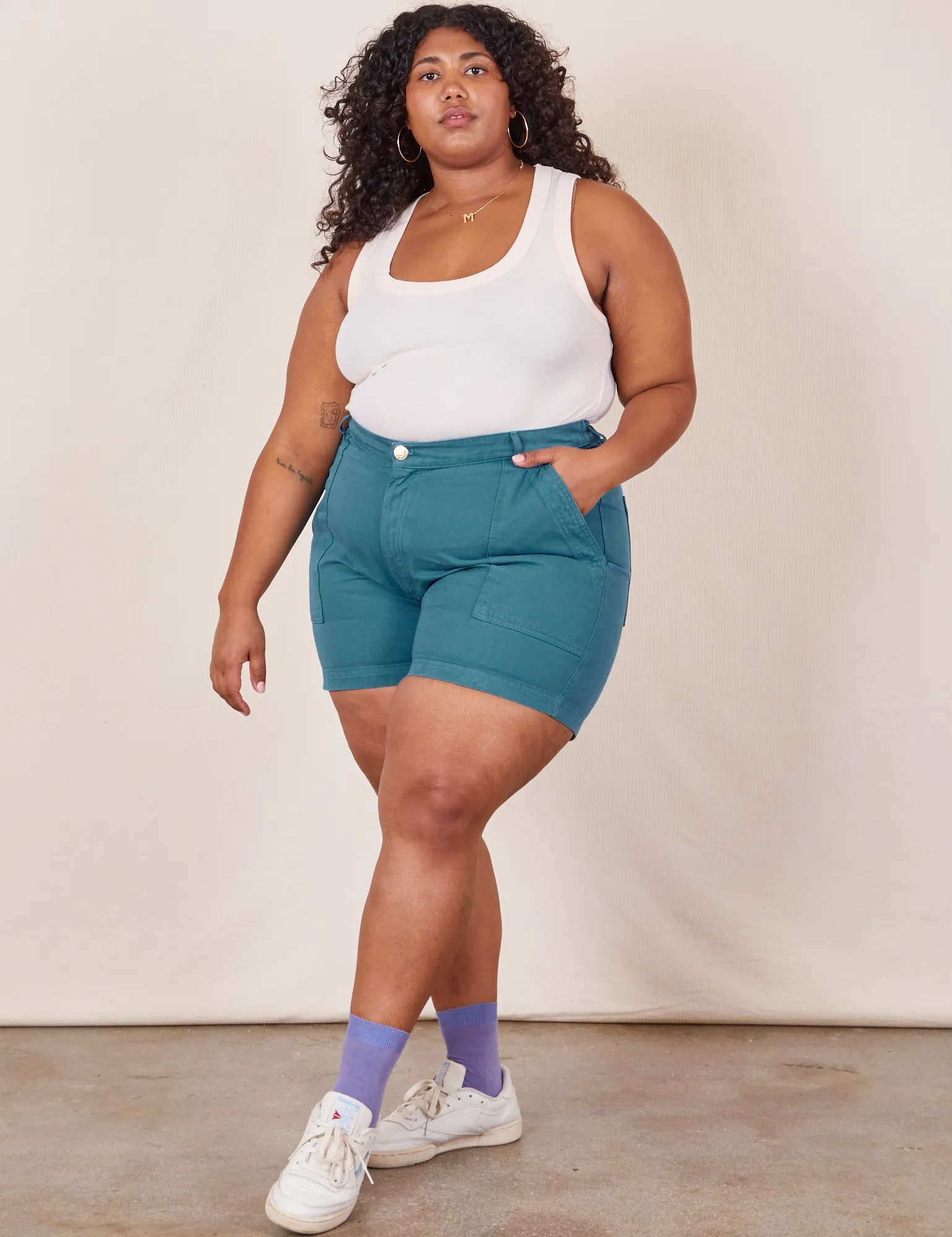 Classic Work Shorts - Marine Blue sold by Big Bud Press product image thumbnail 3