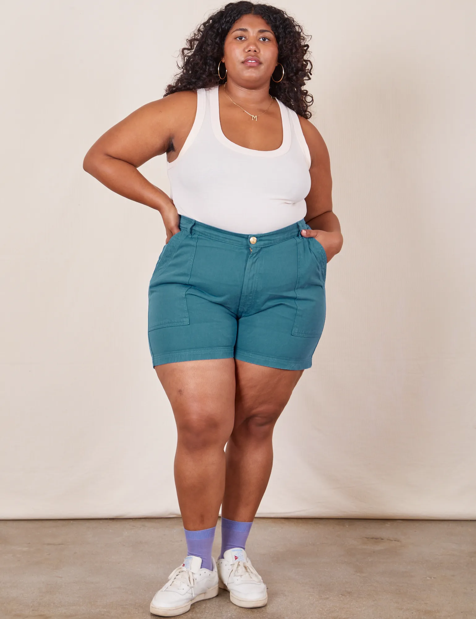 Classic Work Shorts - Marine Blue sold by Big Bud Press product image thumbnail 5