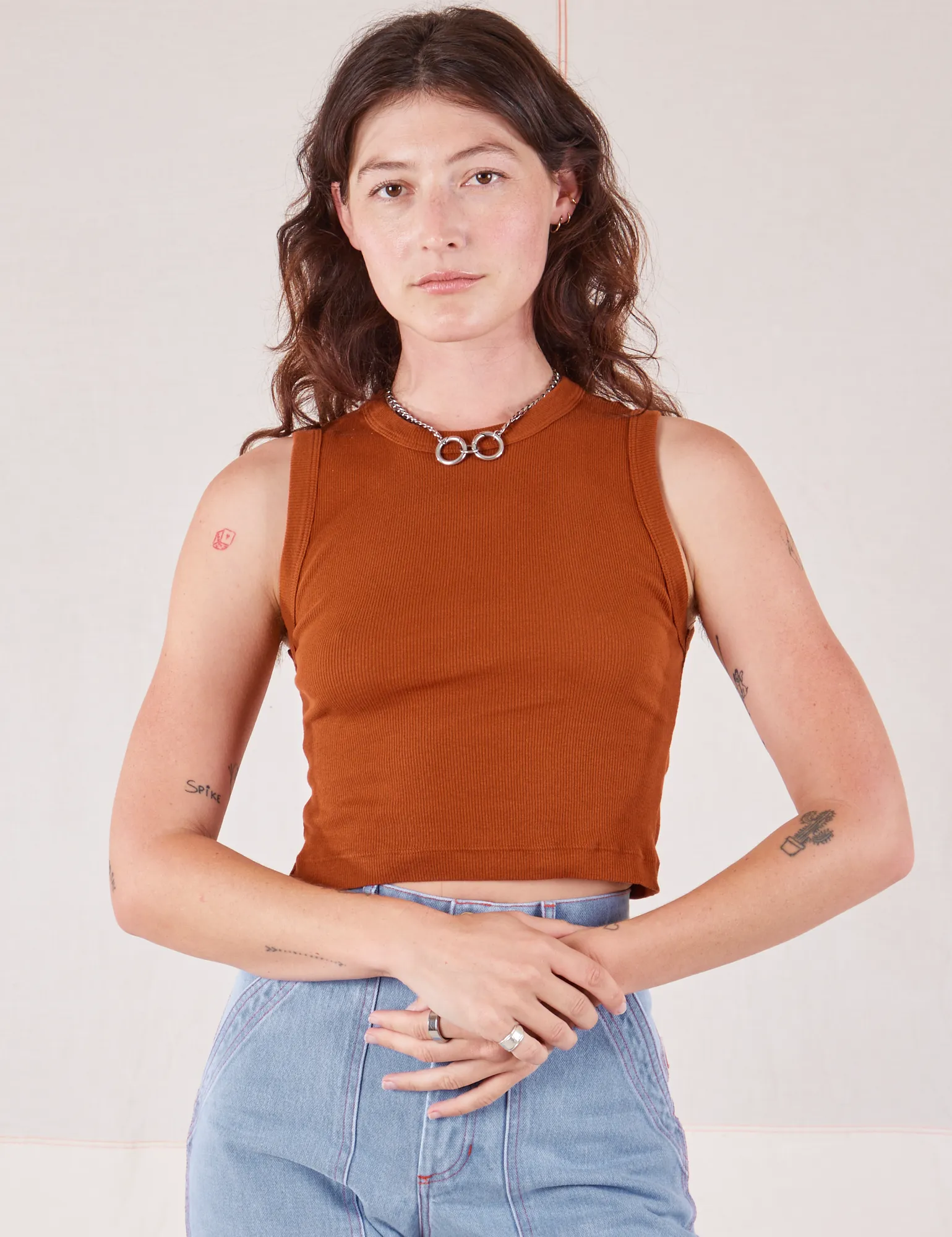 Muscle Tee - Burnt Terracotta sold by Big Bud Press product image thumbnail 3