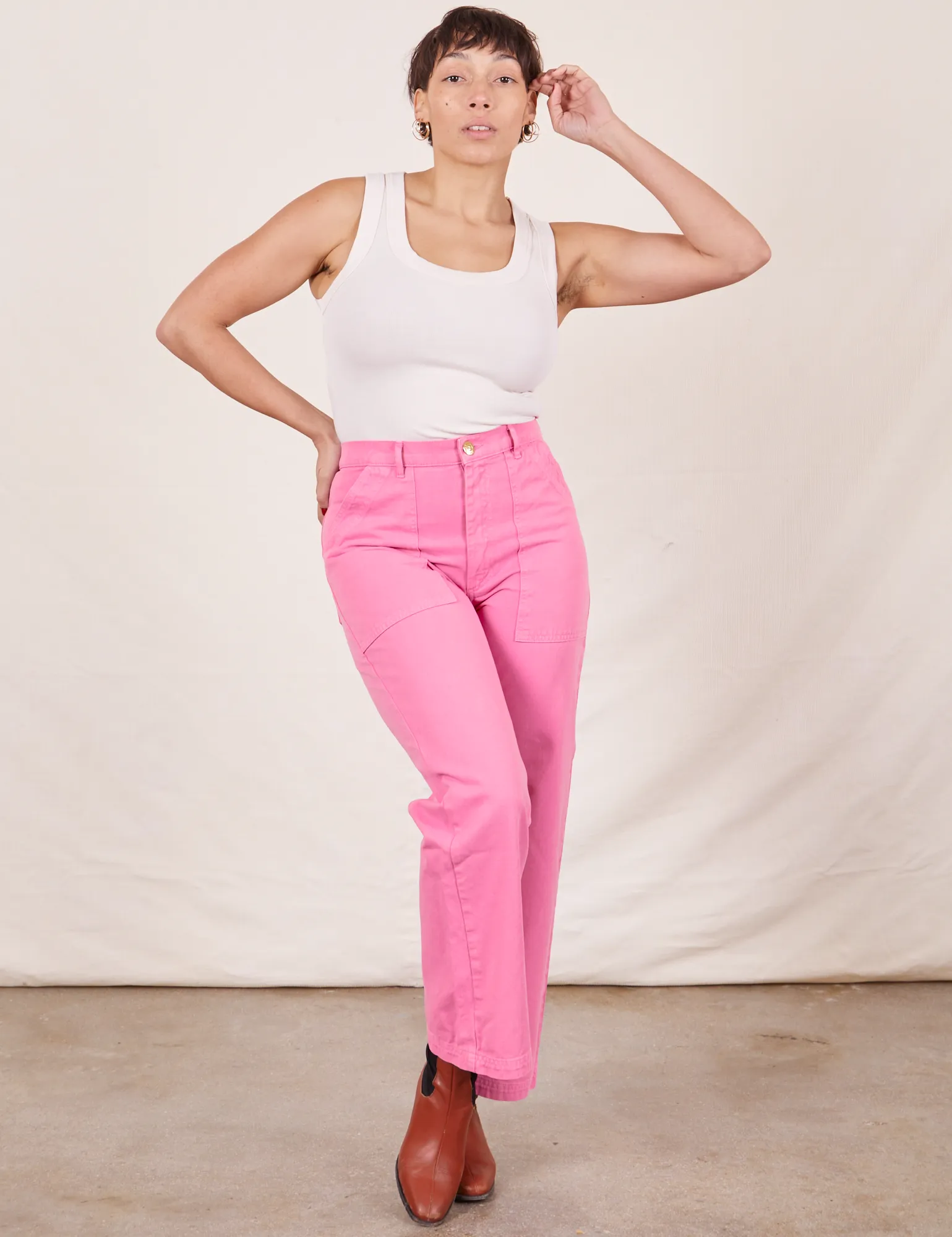 Work Pants - Bubblegum Pink sold by Big Bud Press product image thumbnail 3
