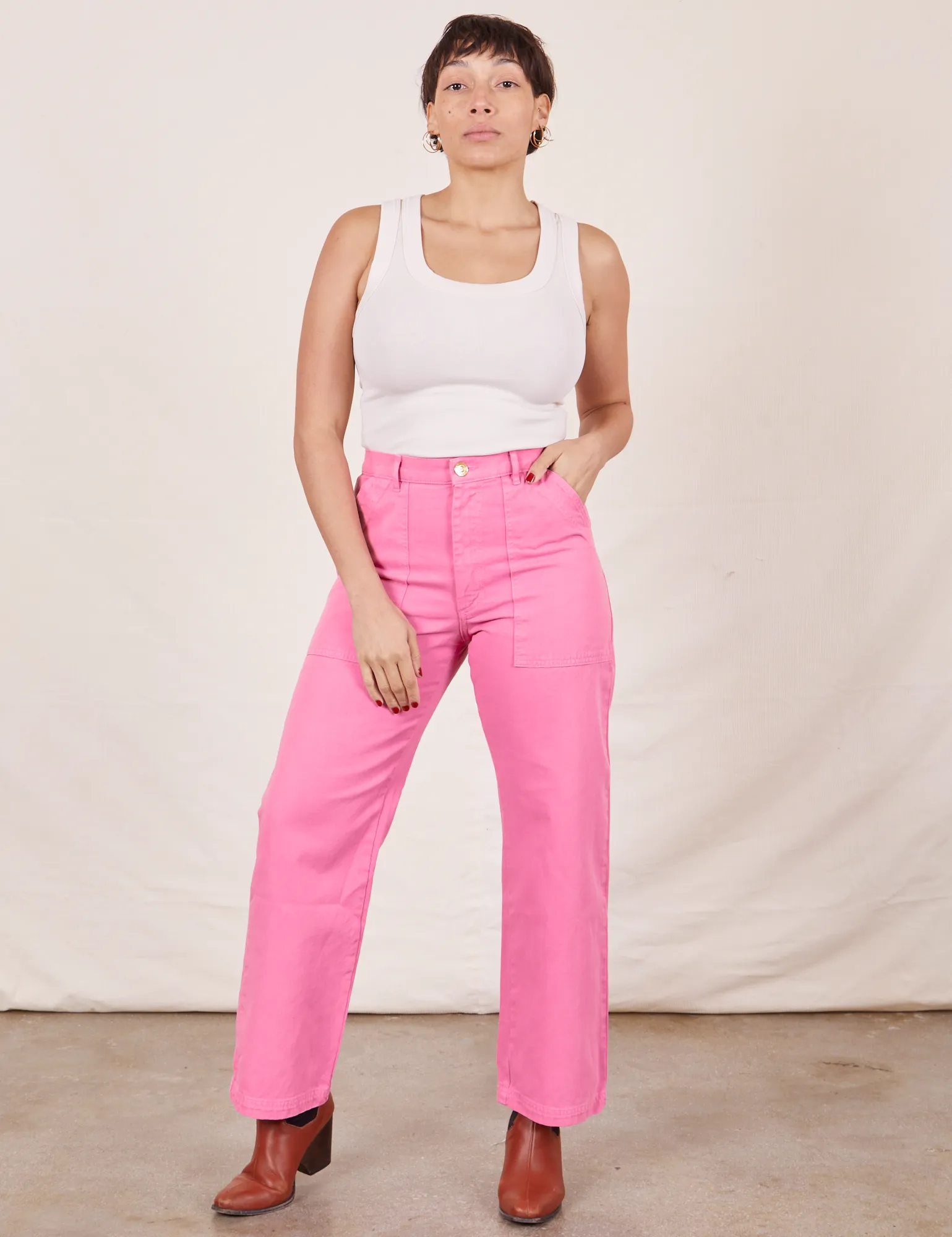 Work Pants - Bubblegum Pink sold by Big Bud Press