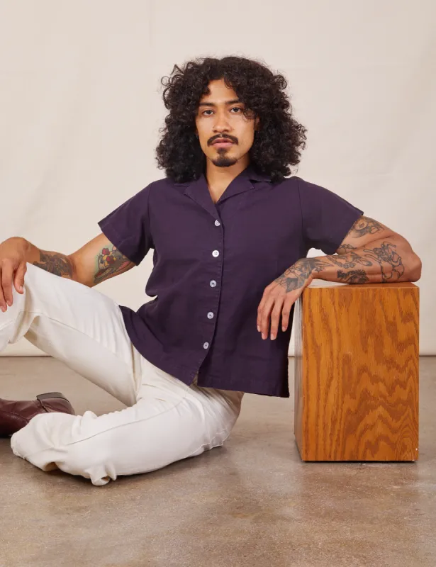 Pantry Button-Up - Nebula Purple *FINAL SALE* sold by Big Bud Press