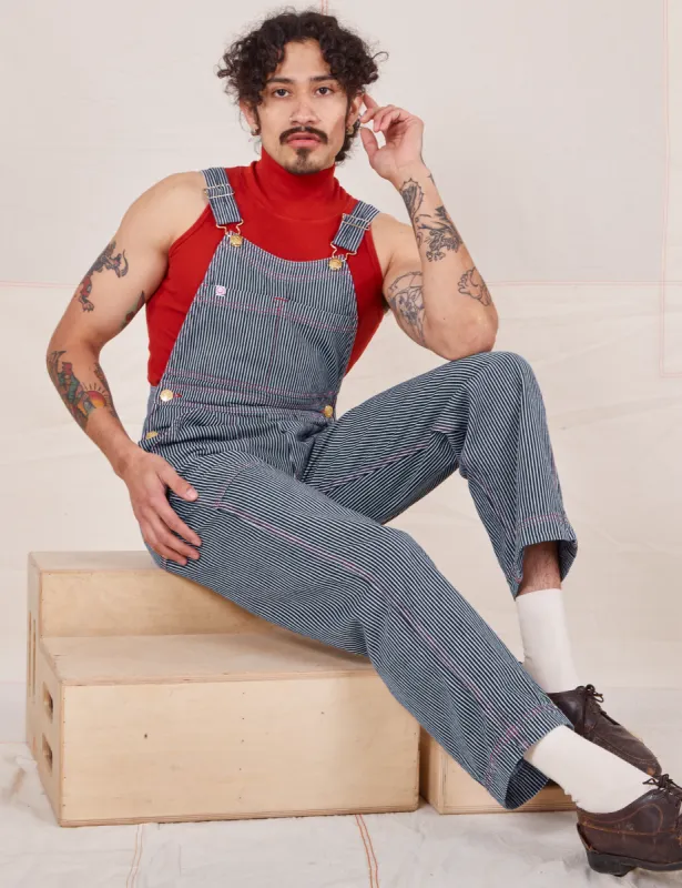 Railroad Stripe Denim Original Overalls *FINAL SALE* sold by Big Bud Press