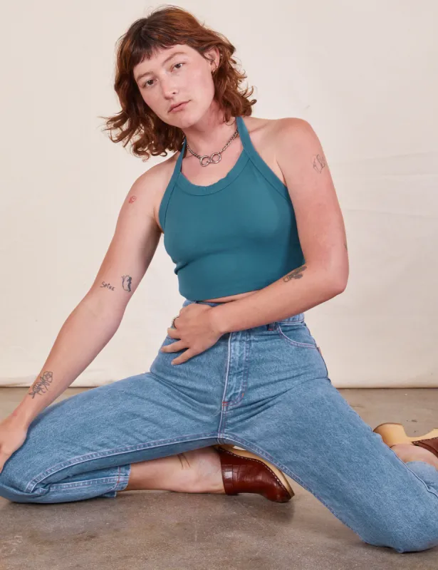 Halter Top - Marine Blue sold by Big Bud Press