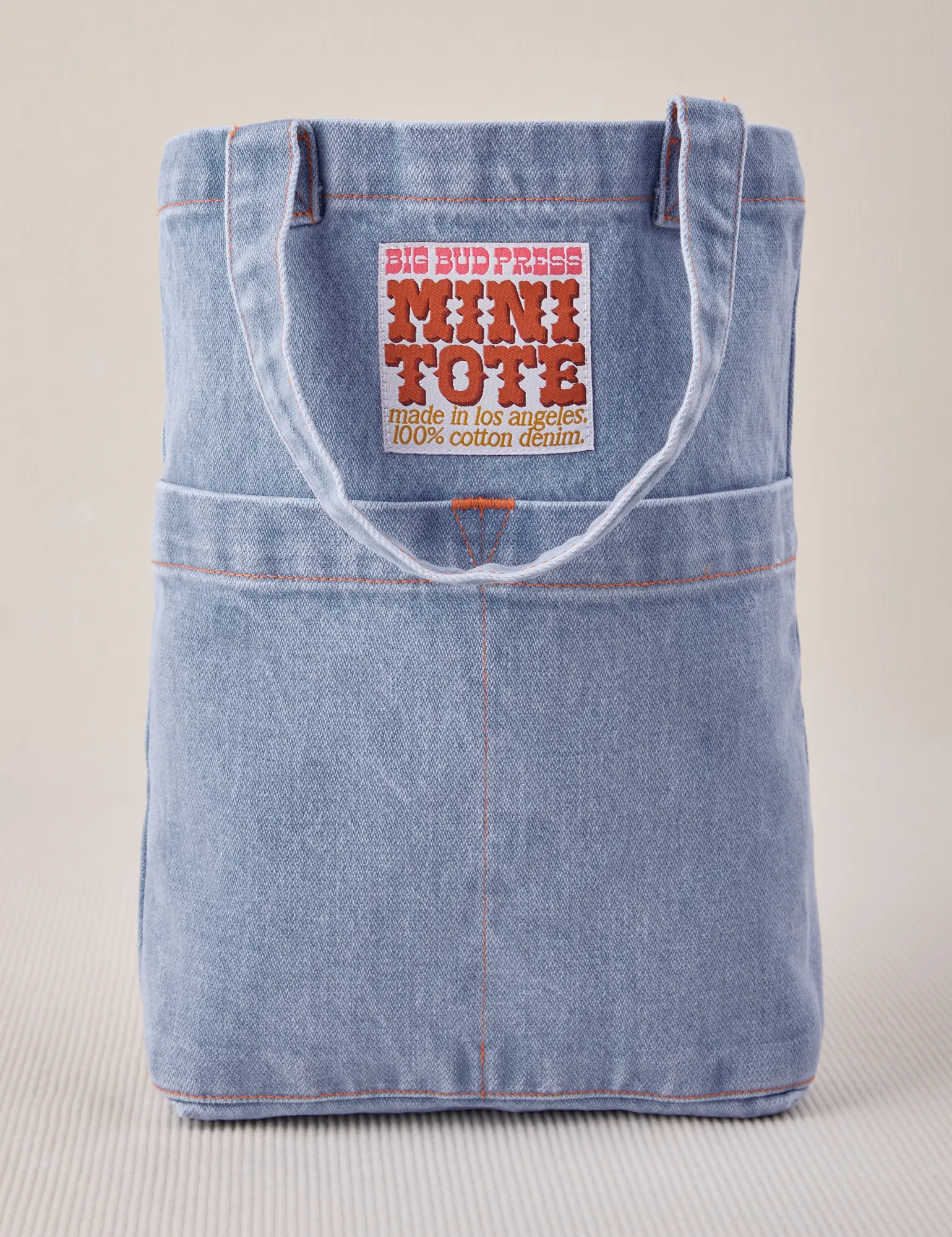 Denim Mini Tote Bags sold by Big Bud Press product image thumbnail 2