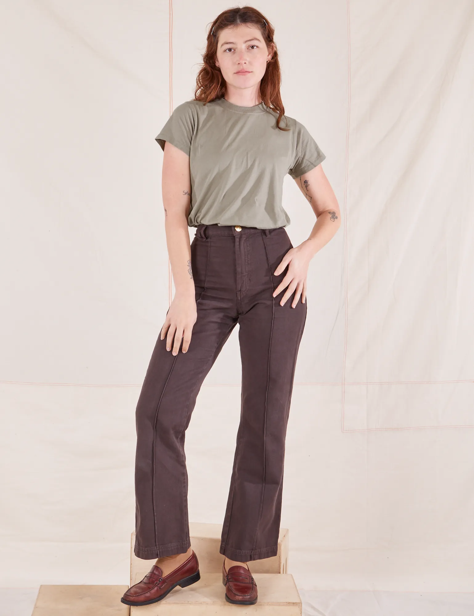 The Organic Vintage Tee - Khaki Grey *FINAL SALE* sold by Big Bud Press product image thumbnail 3