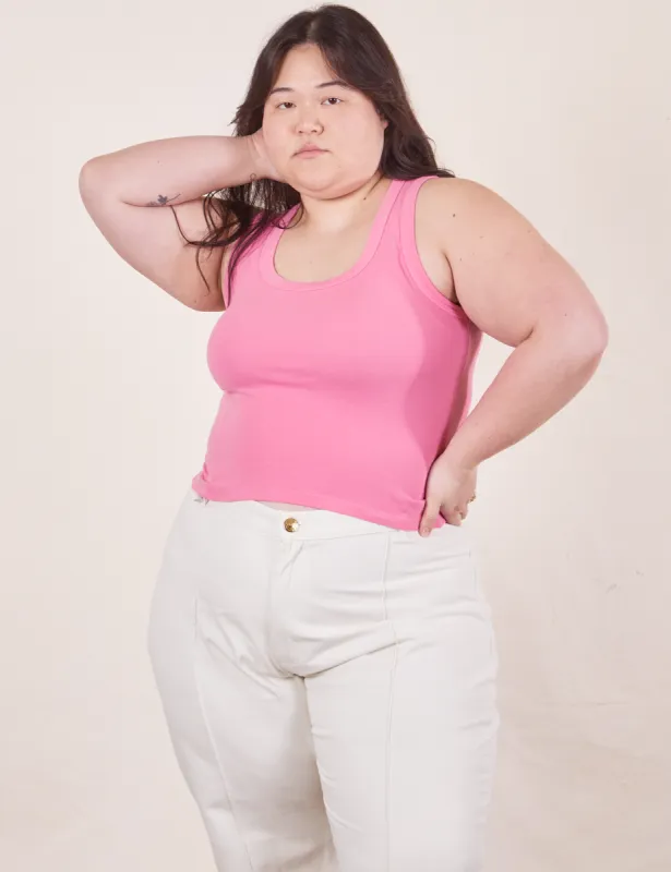 The Tank Top - Bubblegum Pink sold by Big Bud Press