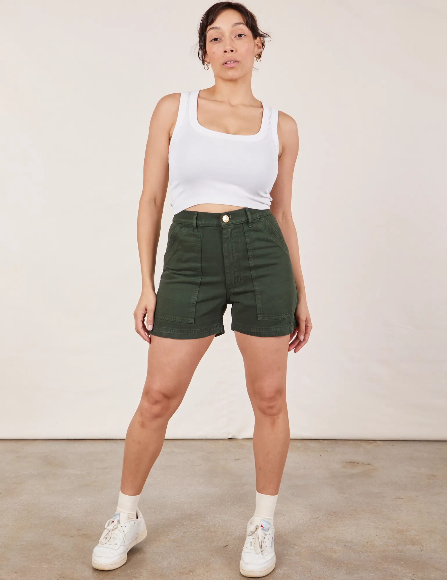 Classic Work Shorts - Swamp Green sold by Big Bud Press