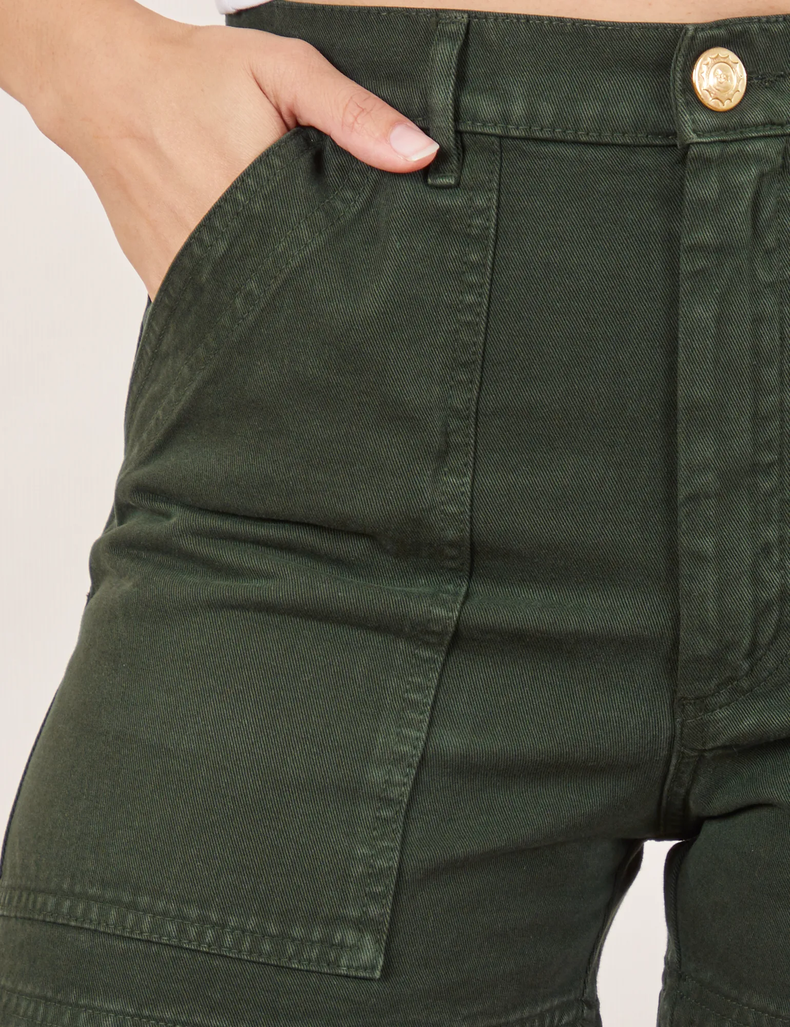 Classic Work Shorts - Swamp Green sold by Big Bud Press product image thumbnail 5