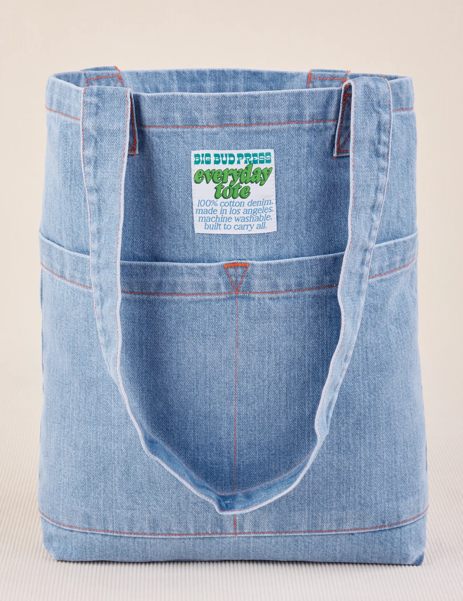 Denim Everyday Tote Bag sold by Big Bud Press product image thumbnail 2