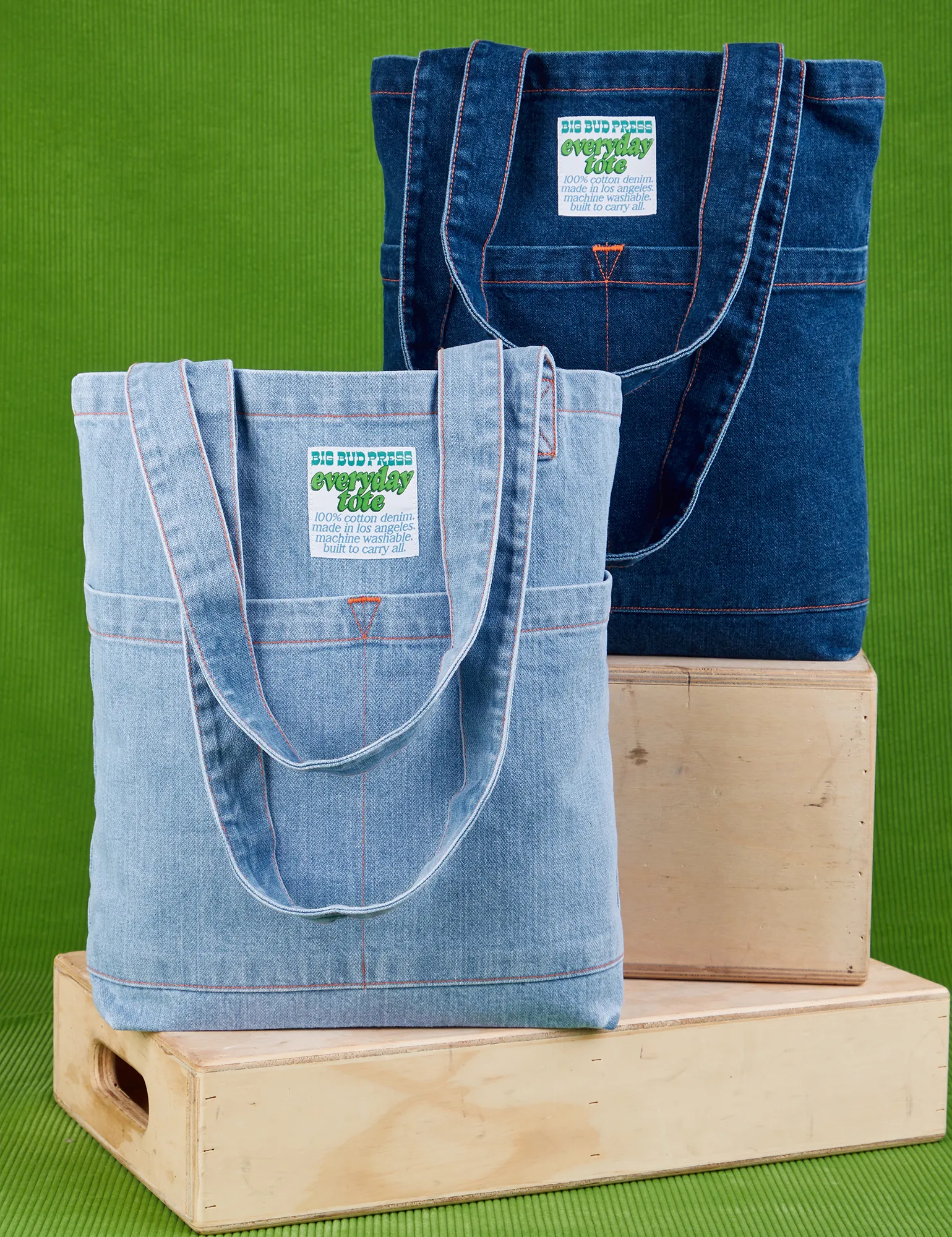 Denim Everyday Tote Bag sold by Big Bud Press