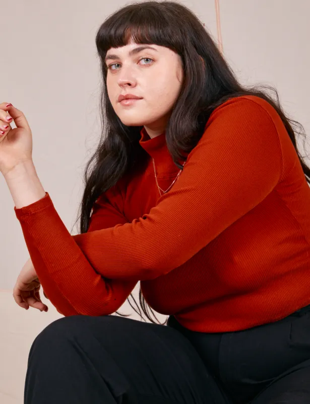 Essential Turtleneck - Paprika *FINAL SALE* sold by Big Bud Press