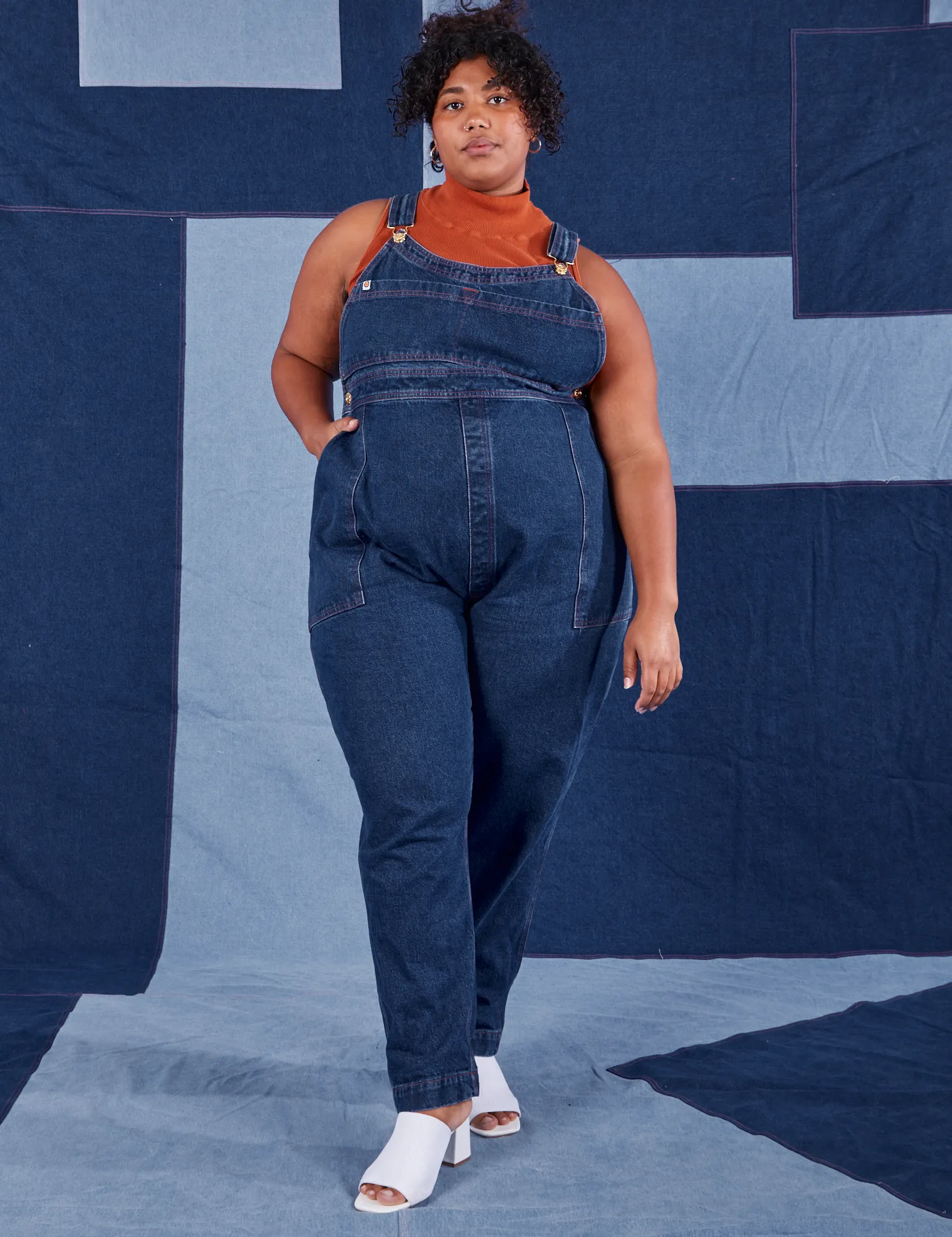 Indigo Denim Original Overalls - Dark Wash sold by Big Bud Press product image thumbnail 3