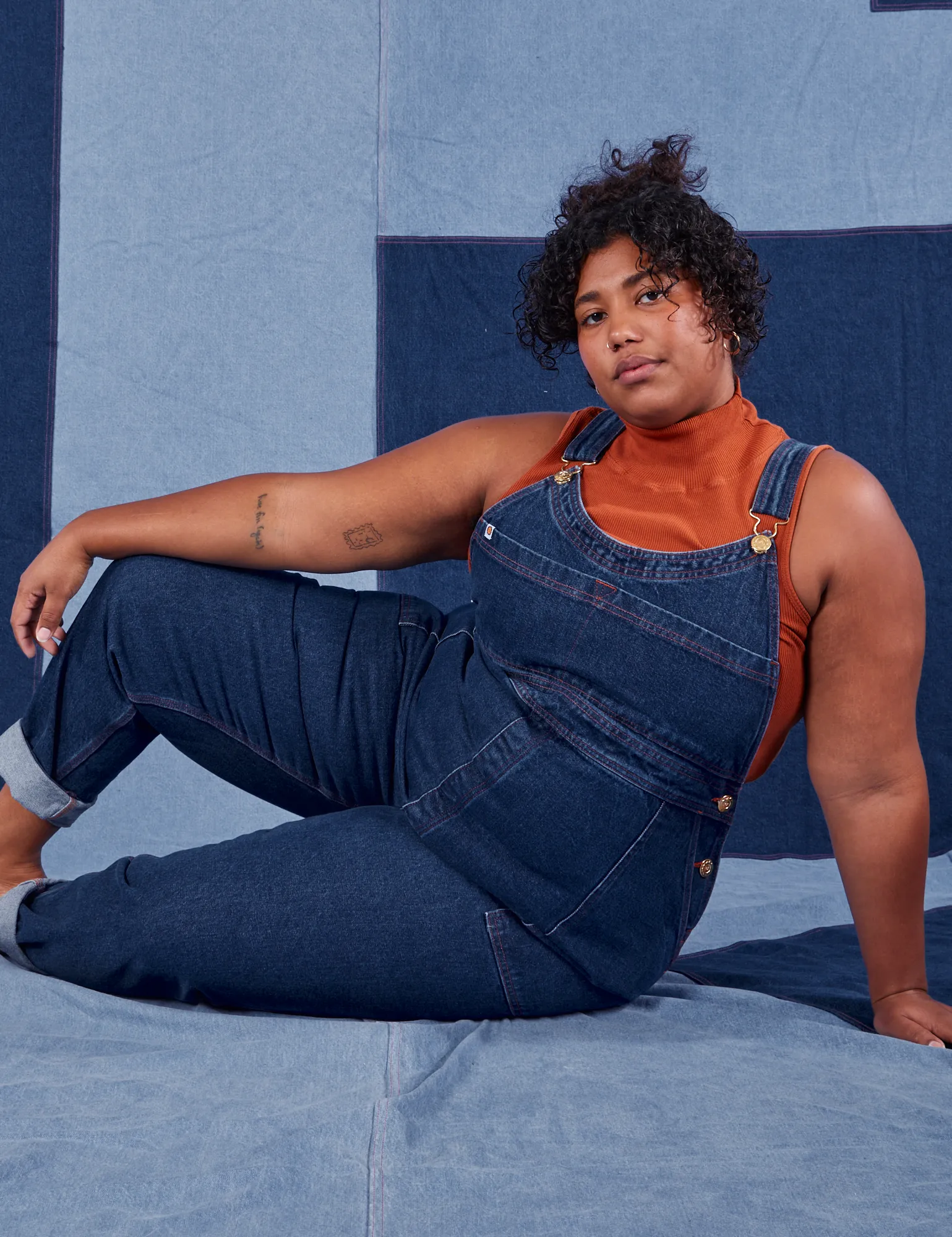 Indigo Denim Original Overalls - Dark Wash sold by Big Bud Press